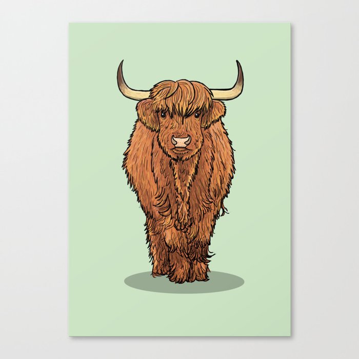 Highland Cow Canvas Print