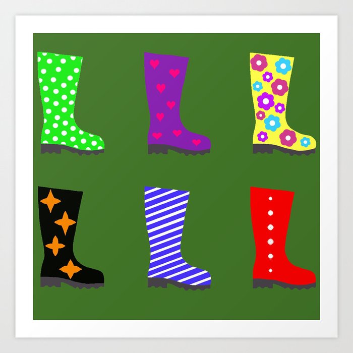 Colourful wellies hotsell