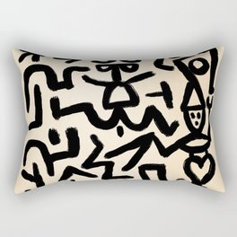 Klee's Comedians Handbill Rectangular Pillow