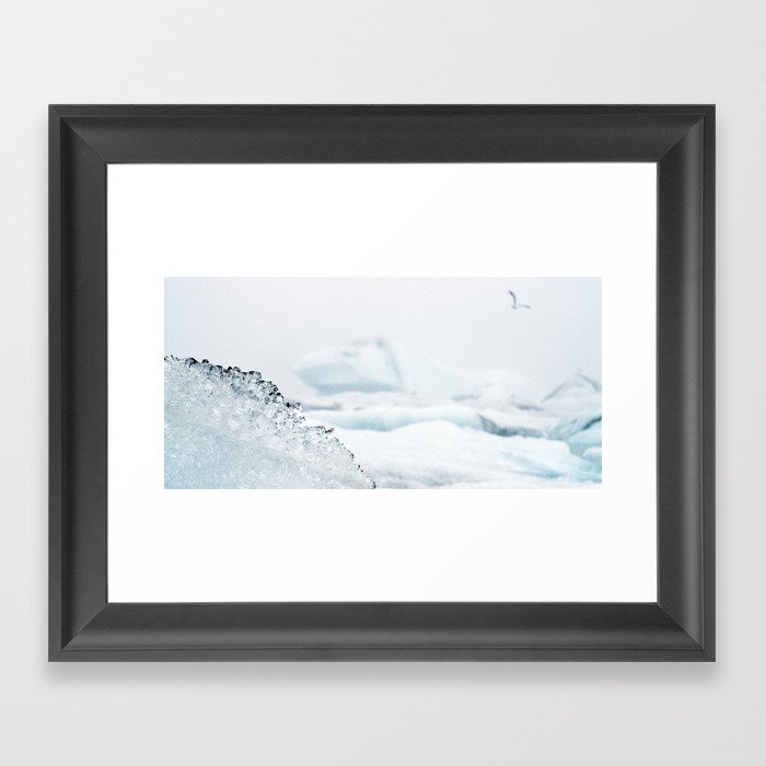 Ice Land Framed Art Print