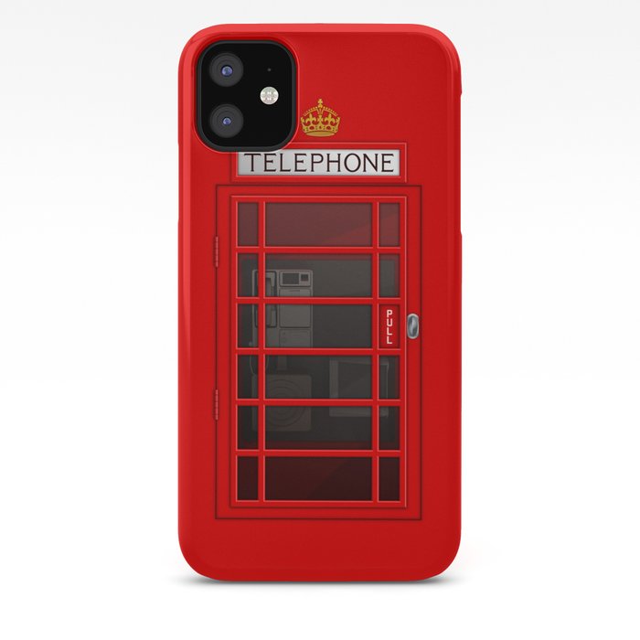 RED TELEPHONE BOX BOOTH PHONE BOX 