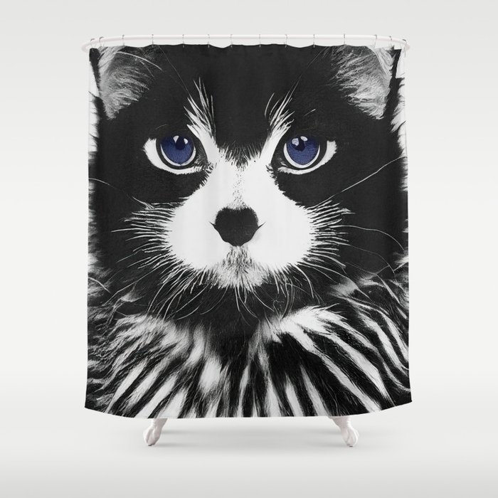 Your Pale Blue Eyes Shower Curtain