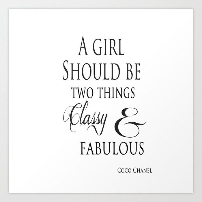 A Girl Should Be Two Things