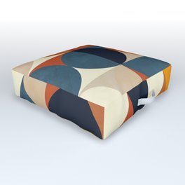 mid century abstract shapes fall winter 1 Outdoor Floor Cushion