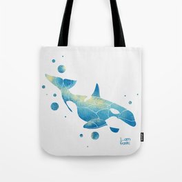 Blue Orca Tote Bag