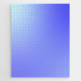 23 Blue Gradient 220506 Aura Ombre Valourine Digital Minimalist Art Jigsaw Puzzle
