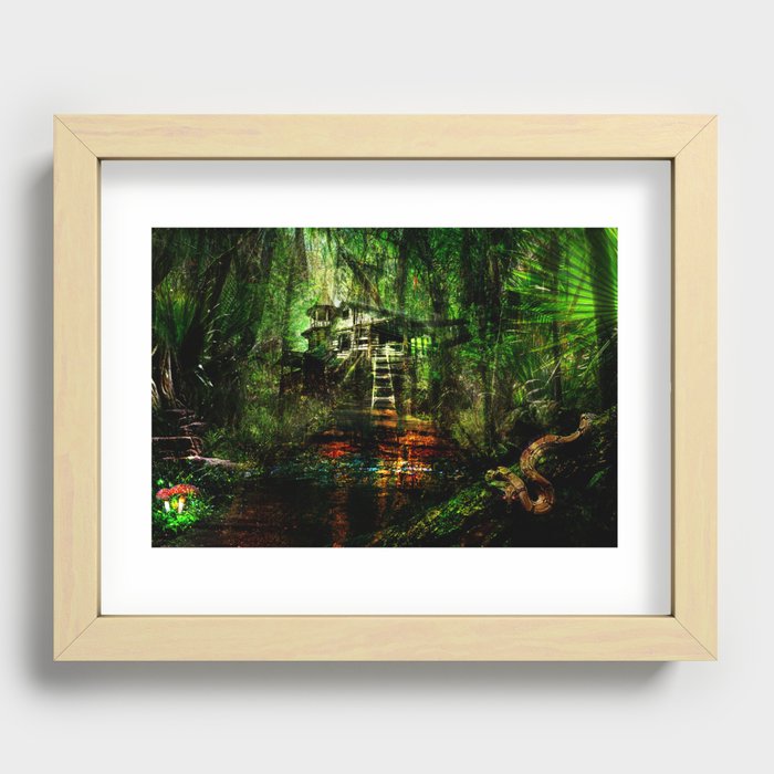 The Jungle Recessed Framed Print
