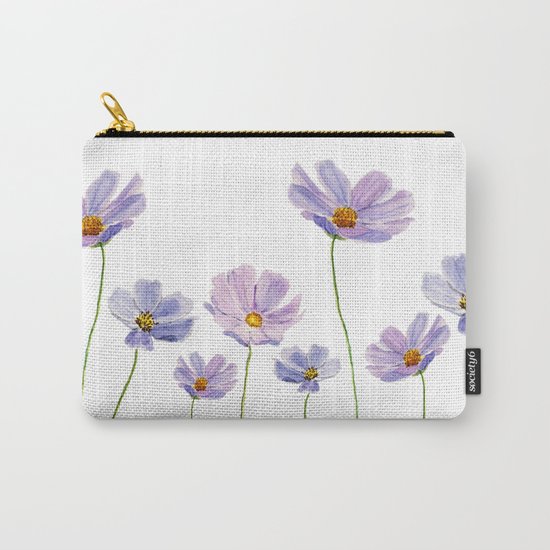purple cosmos 2 Carry-All Pouch