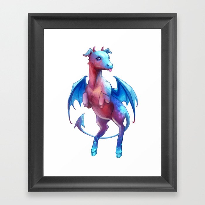 Cute Cryptid: the Jersey Devil Framed Art Print