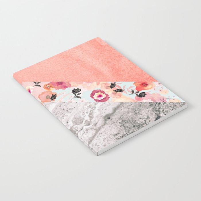 MIX IT BABY - CORAL MARBLE Notebook