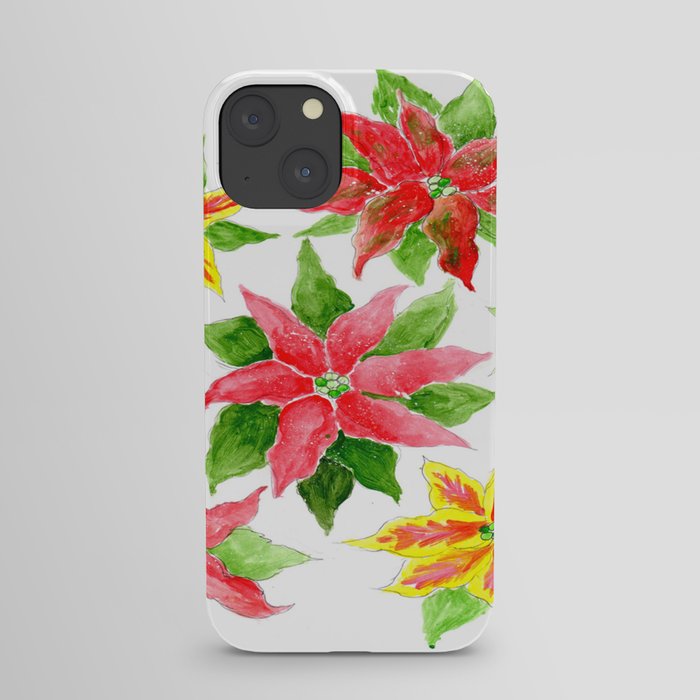 Poinsettias iPhone Case