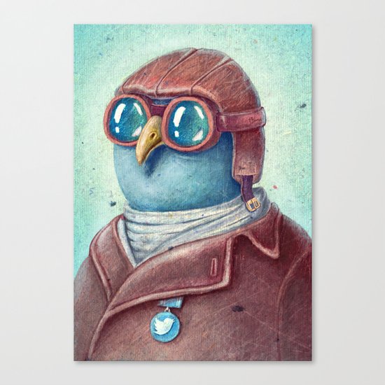Pilot Captain Ivan Twittor Canvas Print