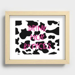 Drink Mor Bitches Recessed Framed Print