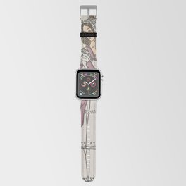Vintage Fashion Illustration Apple Watch Band