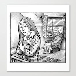 The Old Woman Canvas Print