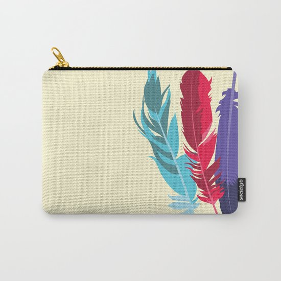 Indie Feathers Carry-All Pouch