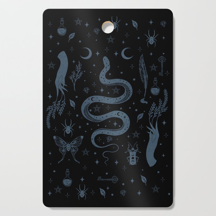 Mystical Collection-Black Cutting Board