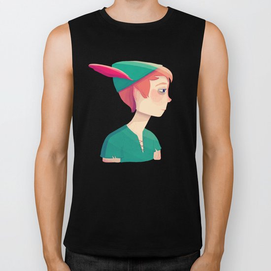 Never Grow Up Biker Tank
