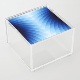 COOL BLUE SURFING WAVE. Acrylic Box