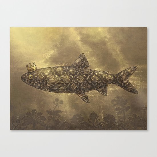 King of the Pond Canvas Print