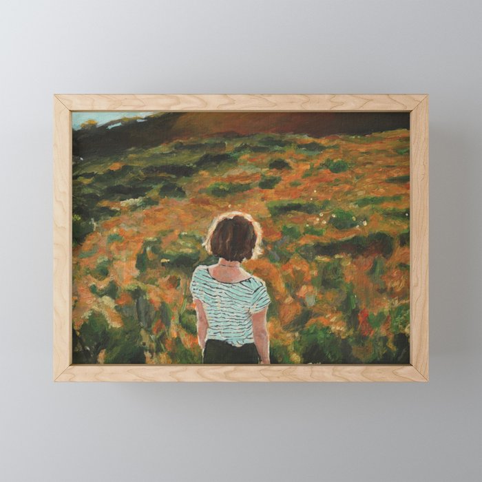 Exploring by Ruth Coetzer Framed Mini Art Print