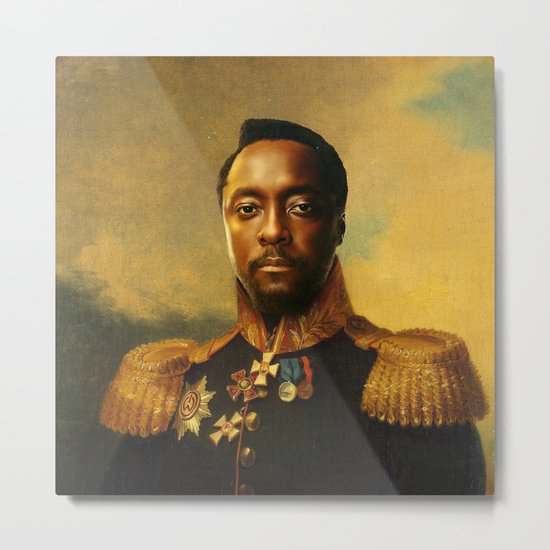 will.i.am - replaceface Metal Print