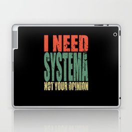 Systema Saying funny Laptop Skin