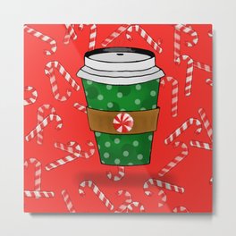 Christmas Coffee Metal Print