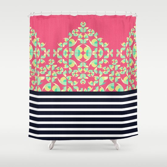Sick of Chevrons Shower Curtain