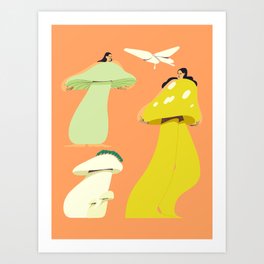 mushroom Art Print