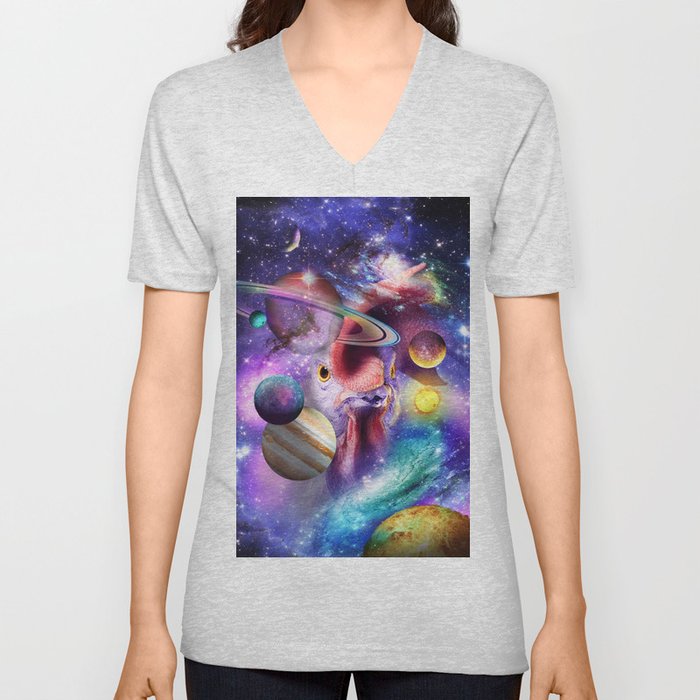 Chicken Of The Cosmos V Neck T Shirt