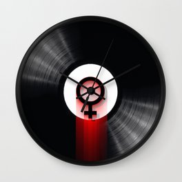Rebel Records Wall Clock