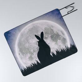 The Hare's Moon Picnic Blanket