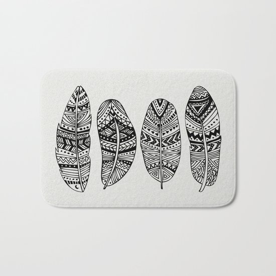 Feathers Of My Life Bath Mat