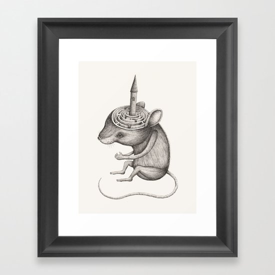 'Lost In My Mind' Framed Art Print