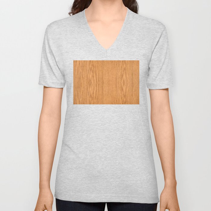 Wood Grain 4 V Neck T Shirt