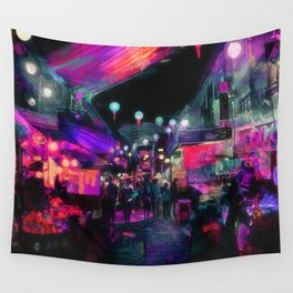 Tunes of the Night Wall Tapestry
