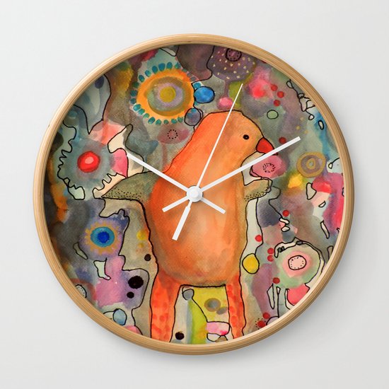 primerose Wall Clock