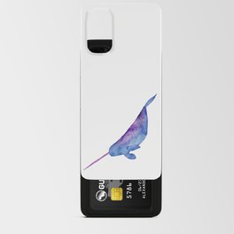 Watercolor Narwhal Android Card Case