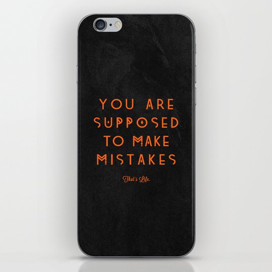 That's Life. iPhone & iPod Skin