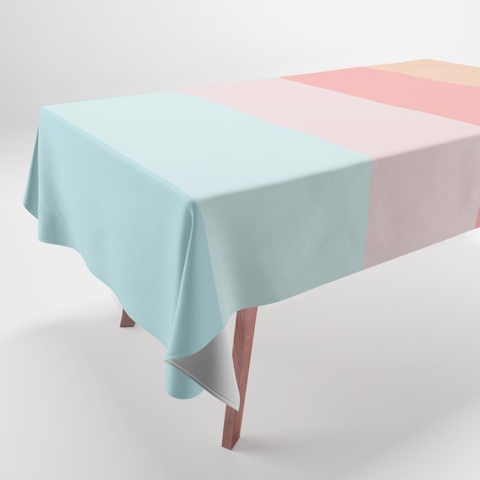 Monorama - Classic Striped Retro Style Stripes Tablecloth