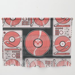 Record Player Square Wall Hanging