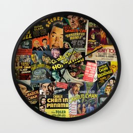 Charlie Chan Wall Clock