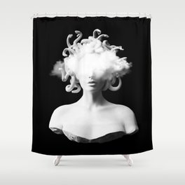 Medusa and the cloud Shower Curtain