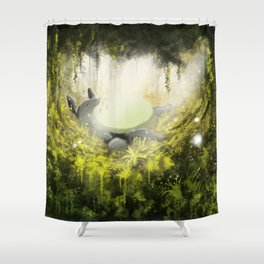 Totoro's Dream Shower Curtain
