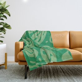 Money Green Melted Happiness Throw Blanket