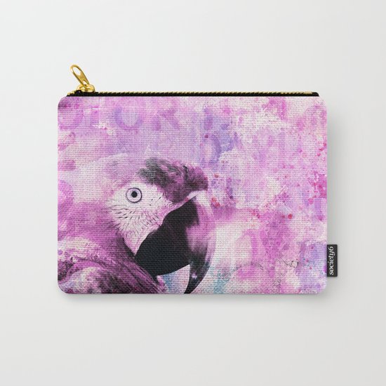 Crazy Parrot Carry-All Pouch
