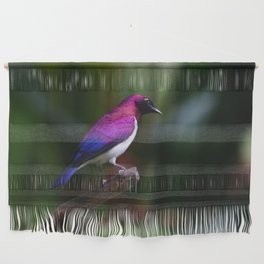 Purple bird Wall Hanging