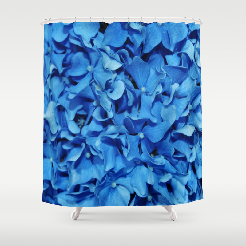 Blue Hydrangea Shower Curtain By Kimlawsonart Society6
