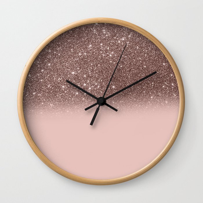Gradient Blush  Wall Clock